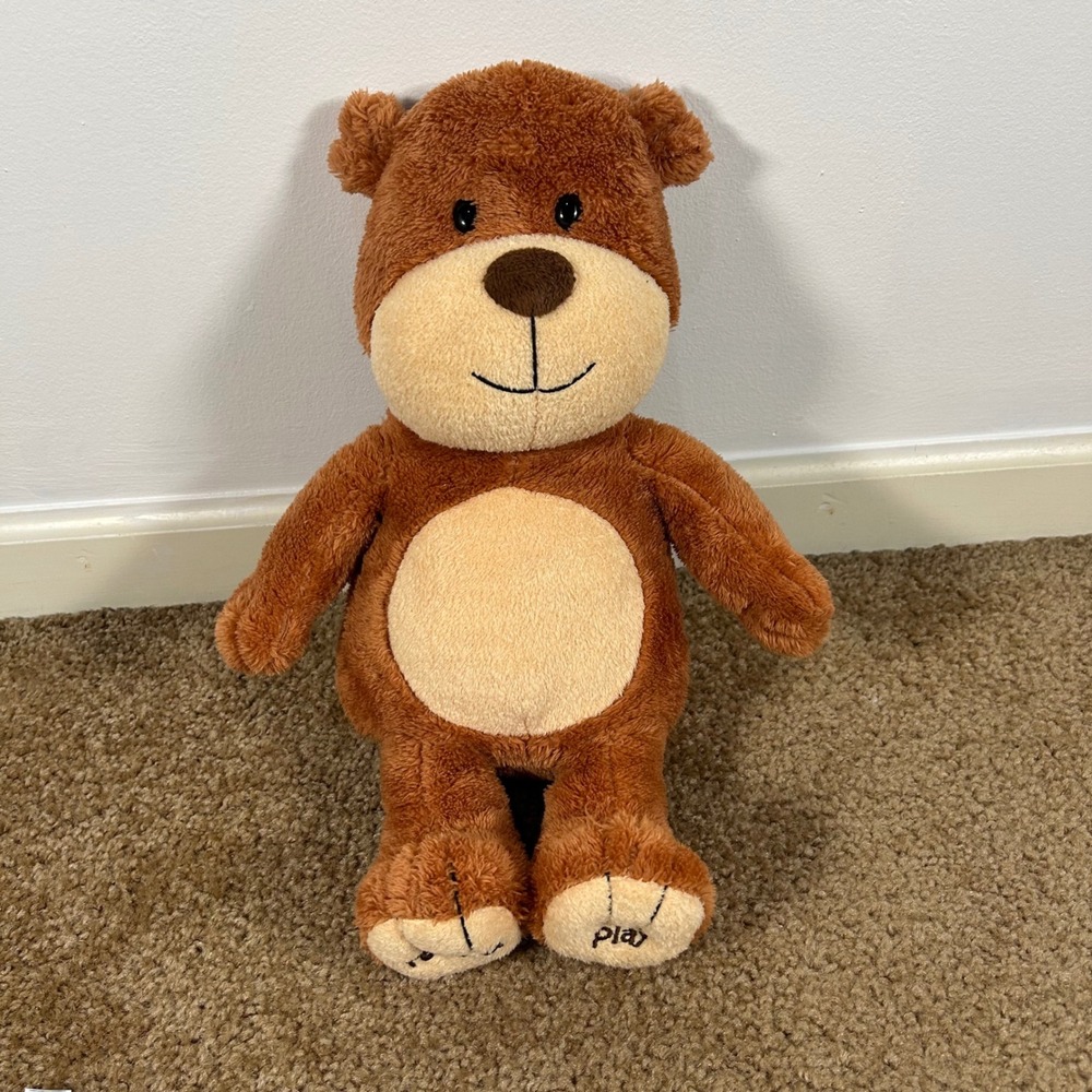 Hallmark Record a Name Singing Bear 12 inch Plush Stuffed Animal‎ Brown